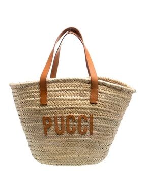 Emilio Pucci Logo-Embellished Basket Bag